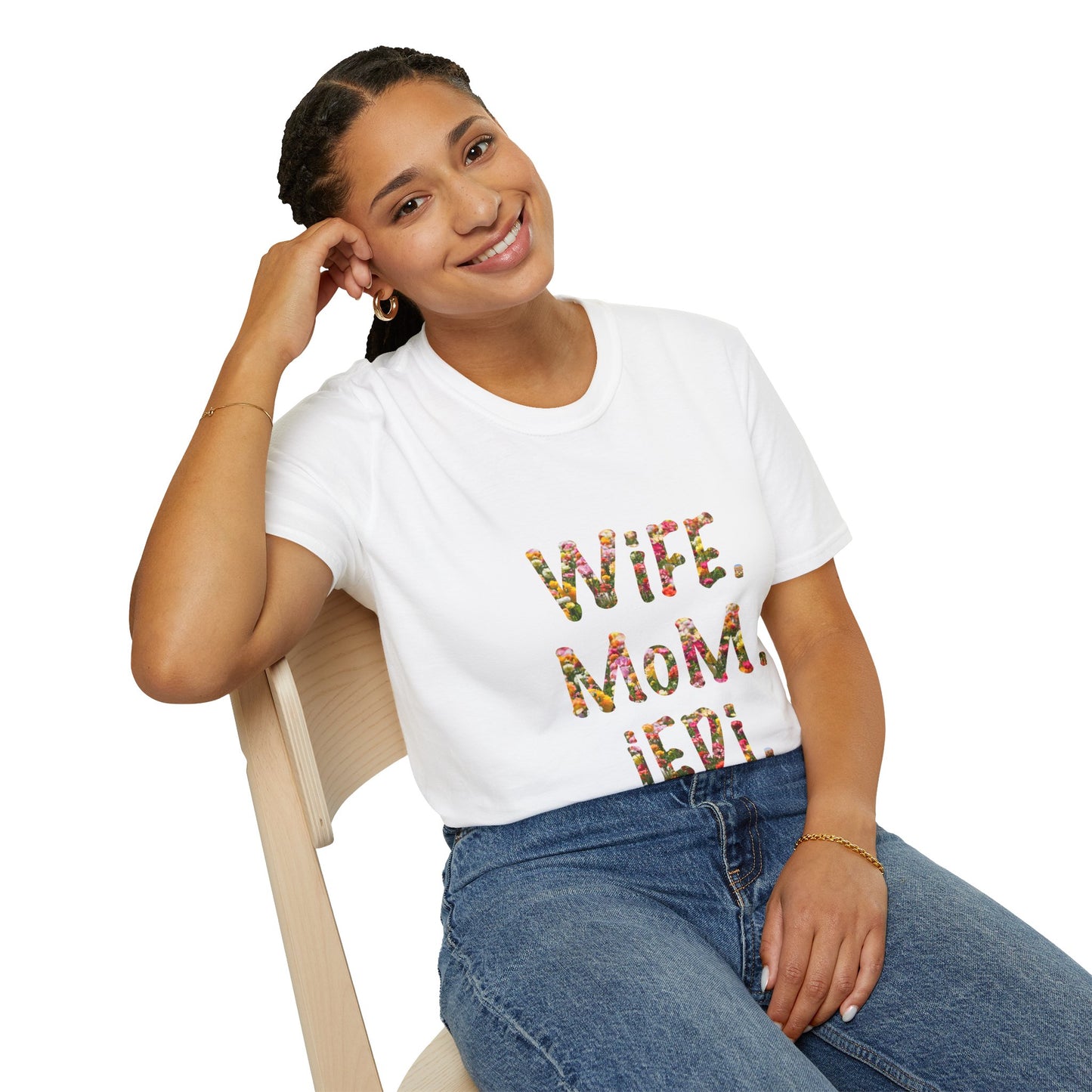 Wife. Mom. Jedi. T-Shirt