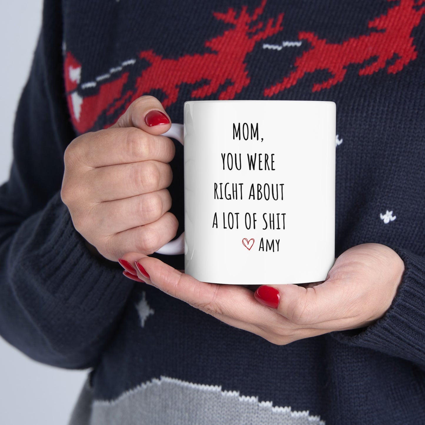 Mom, You Were Right Ceramic Mug, (11oz)