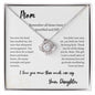 Mom, remember...Love Knot Necklace