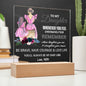 To My Daughter | Always Remember | Acrylic Square Plaque